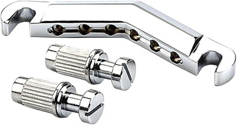Generic Bar Tailpiece Electric Guitar Part Boosts Vibration for Saddle Bridges with Anchors and Stud V Shaped in Saudi Arabia