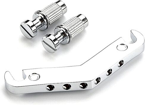 Generic Bar Tailpiece Electric Guitar Part Boosts Vibration for Saddle Bridges with Anchors and Stud V Shaped in Saudi Arabia
