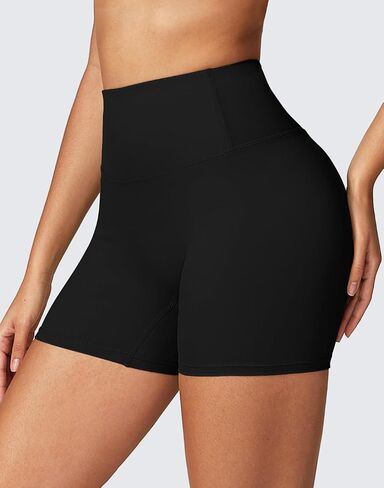 Women's 2 Piece Workout Biker Shorts High Waist Tummy Control Scrunch Butt Lifting Gym Yoga Running Shorts in Saudi Arabia