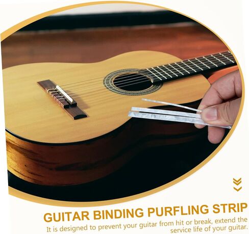 3 قطعة شرائط Purfling الغيتار ملزمة للقيثارات الصوتية الكلاسيكية البلاستيك حافة الزخرفية حامي لتقوم بها بنفسك إصلاح Luthier أداة ملحق in Saudi Arabia