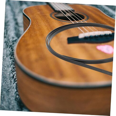 10pcs Guitar Edge Binding Purfling Strips Abs Decorative Inlay for Acoustic Classical Guitar Easy Installation Multi-instrument Trim Enhancer in Saudi Arabia