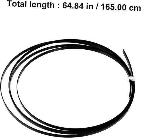2pcs Black Guitar Purfling Strips DIY Acoustic Classical Guitar Binding Strips for Repair and Decoration Suitable for Luthiers and Beginners in Saudi Arabia