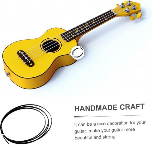 2pcs Black Guitar Purfling Strips DIY Acoustic Classical Guitar Binding Strips for Repair and Decoration Suitable for Luthiers and Beginners in Saudi Arabia