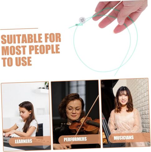 Practical Nylon Lyre Strings Replacement Kit 6-Piece Set for Stringed Musical Instruments Sturdy and Easy to Install Accessories in Saudi Arabia