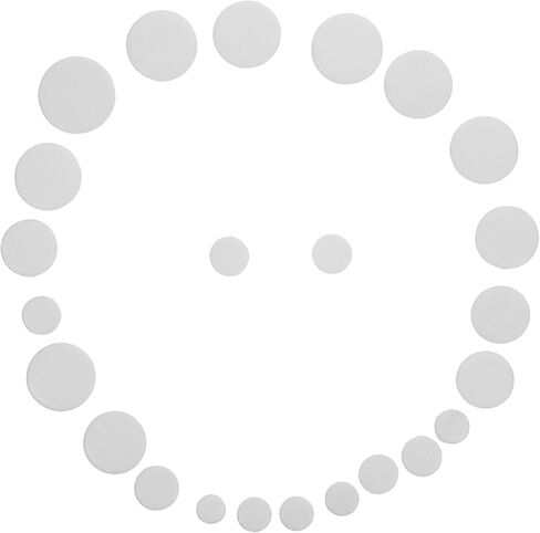 Kisangel 24 قطعة منصات حصيرة لصوت الباسون منصات ثقب مفتوح أجزاء الباسون وسائد الباسون استبدال منصات الباسون الحشو لوازم الباسون جلد الغنم الأبيض in Kuwait