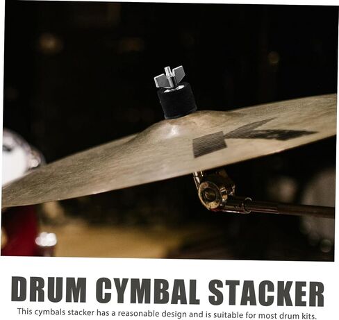 Metal Cymbals Stacker for Drum Kits Durable Cymbal Mounting Rack Easy Installation Convenient Use Compatible with Drum Metal Cymbals Accessories in Saudi Arabia