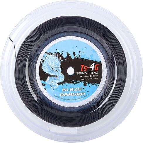 Alomejor Polyester Tennis String, High Durability, 200m Reel, Replacement Tennis Racket String for Professional Players and Daily Training in Saudi Arabia