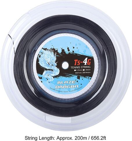 Alomejor Polyester Tennis String, High Durability, 200m Reel, Replacement Tennis Racket String for Professional Players and Daily Training in Saudi Arabia