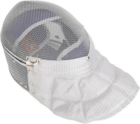 ZJchao Fencing Helmet Saber Mask Protective Gear CE 350N Certified Steel Mesh + PU Leather with Adjustable Strap for Fencing Training in Saudi Arabia
