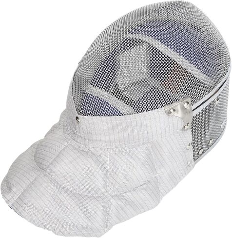 ZJchao Fencing Helmet Saber Mask Protective Gear CE 350N Certified Steel Mesh + PU Leather with Adjustable Strap for Fencing Training in Saudi Arabia