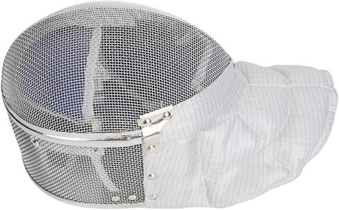 ZJchao Fencing Helmet Saber Mask Protective Gear CE 350N Certified Steel Mesh + PU Leather with Adjustable Strap for Fencing Training in Saudi Arabia
