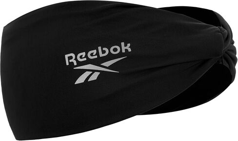 Reebok 1pc Wide Knotted Headwrap – Secure, Lightweight, Damage-Free Hold | Quality Gym Hair Accessories for Active Comfort in Saudi Arabia