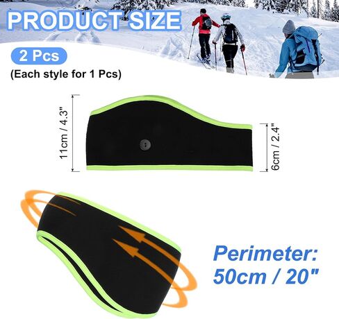 PATIKIL Ear Warmer Headband, Ear Warmer Winter Stretchy Running Sweatband Outdoor Essential for Jogging Walking in Saudi Arabia