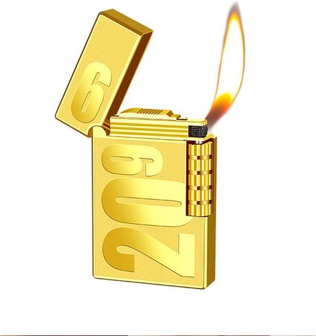 Jet Torch Butane Lighters - Kitchen and Match Gas lighters as Gifts for Men (Free of Butane Gas) (Glod) in Saudi Arabia
