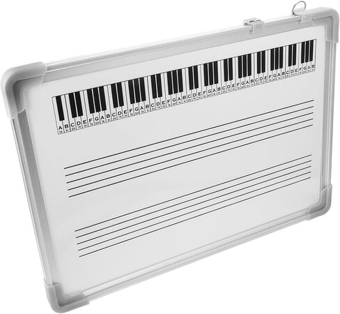 Erasable Musical Staff Whiteboard Double-Sided Teaching Board for Music Practice Portable for Classroom Use Reusable and Wear-Resistant in Saudi Arabia
