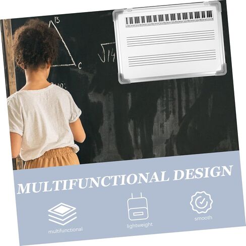 Erasable Musical Staff Whiteboard Double-Sided Teaching Board for Music Practice Portable for Classroom Use Reusable and Wear-Resistant in Saudi Arabia