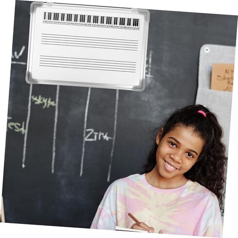Erasable Musical Staff Whiteboard Double-Sided Teaching Board for Music Practice Portable for Classroom Use Reusable and Wear-Resistant in Saudi Arabia