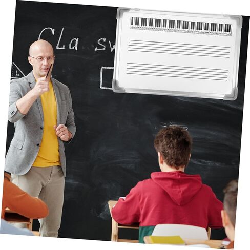 Erasable Musical Staff Whiteboard Double-Sided Teaching Board for Music Practice Portable for Classroom Use Reusable and Wear-Resistant in Saudi Arabia