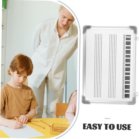 Erasable Musical Staff Whiteboard Double-Sided Teaching Board for Music Practice Portable for Classroom Use Reusable and Wear-Resistant in Saudi Arabia