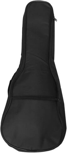 Vaguelly Padded Ukulele Bag for Acoustic Instruments Canvas Case Outer Pocket for Travel and Performance Black in Saudi Arabia