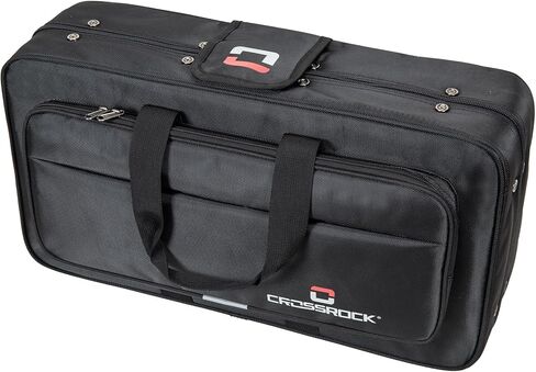 حافظة إسفنجية للجيتار الكلاسيكي من Crossrock | حقيبة Gig خفيفة الوزن باللون الرمادي مع قماش حديث وجزء داخلي فخم ومقصورات تخزين (CRP300CDG) in Saudi Arabia