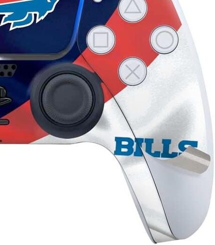 Skinit Decal Gaming Skin Compatible with PS5 Bundle - Officially Licensed NFL Buffalo Bills Design in Saudi Arabia