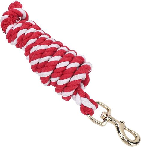Pilipane Horse Cotton Braided Leading Rope Soft Durable Secure Hardware for Training Horses and Livestock Premium Cotton Material in Saudi Arabia