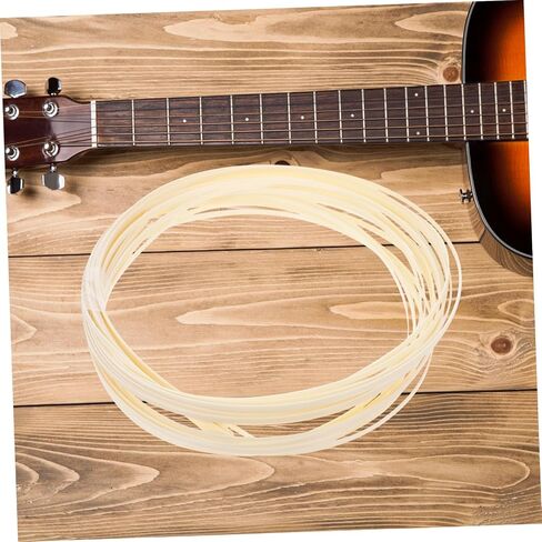 10pcs Abs Guitar Edge Protector Strips for Acoustic Guitar Body Binding Scratch-resistant Decorative Inlay Easy Installation Supplies in Saudi Arabia