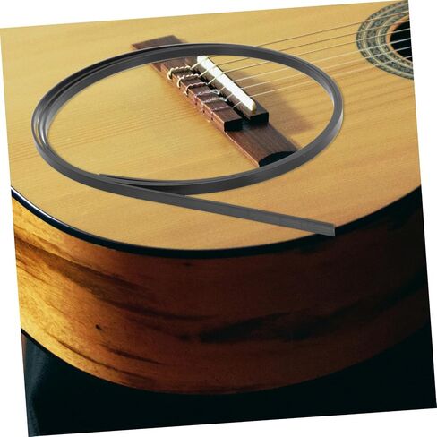 12pcs Abs Guitar Purfling Strips Replacement Binding Strip for Acoustic Classical Guitar Ukulele Decorative Edge Trim in Saudi Arabia
