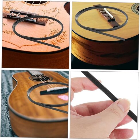 20Pcs Abs Guitar Binding Purfling Strips for Acoustic and Classical Guitars Smooth Decorative Edging Trims Flexible and Accessories for Ukulele and Bass in Saudi Arabia