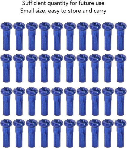 Tyenaza 80pcs Bicycle Spoke Hats, Iron 14mm Mountain Road Cycling Spoke Nipples for 14G Spoke Wire in Saudi Arabia