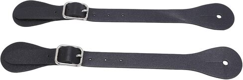 Leather Cowboy Spur Straps for Daily Use Long Western Cowboy Spur Holder Equestrian (White) in Saudi Arabia