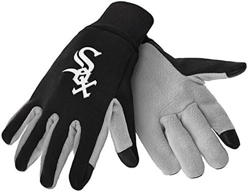 FOCO Forever Collectibles Chicago White Sox Color Texting Gloves in Saudi Arabia