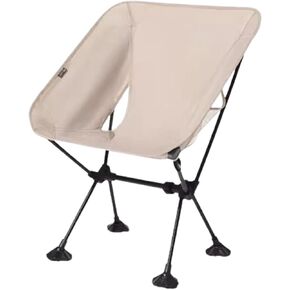 Lightweight Camping Chair Folding Camping Chairs Aluminum Picnic for Adults Compact Structure Camp Chair Widen Seat with Carry Bag Portable Fishing Gifts(Khaki) in Saudi Arabia