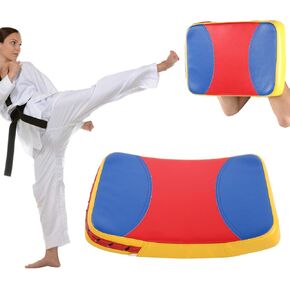 ZJchao Taekwondo Kick Pad, PU Leather + EVA Boxing Pads Martial Arts Training Equipment Arcshaped Chest Target for Karate Gear, Kickboxing in Kuwait