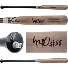 لويس روبرت جونيور موقعة من Gray Victus Player نموذج مضرب بيسبول White Sox Beckett BAS Witness Stock #227296 in Kuwait