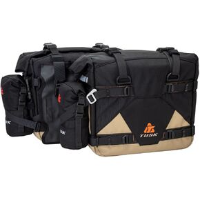 TUSK Pannier Racks Pilot Pannier Bags and Bottle Holders with Top Rack Black/Tan Compatible with KTM 690 Enduro R 2019-2024, 2026 in Kuwait
