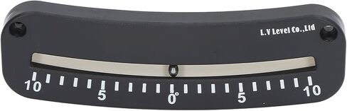 ciciglow Tube Clinometer Accurate Measurement with Clear Scale for Horizontal Micro Angle Test -10° to 0° to 10° for Students and Teachers in Saudi Arabia