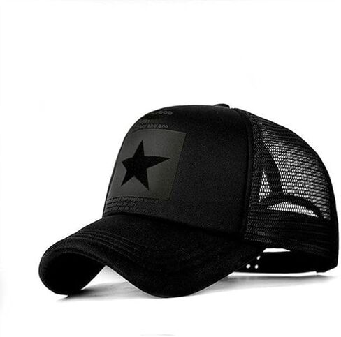 Baseball Cap Hip-Hop Hollow Hat Men's and Women's Five-Pointed Star Mesh Hat Sun Visor Hat in Saudi Arabia