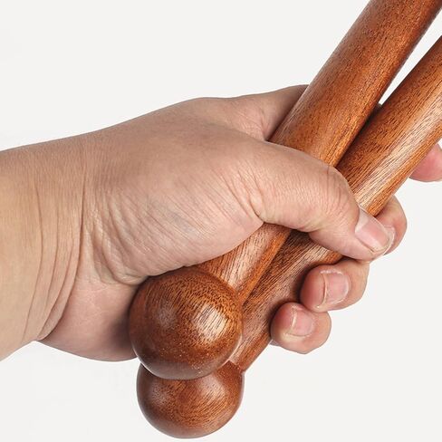 Wood Indian Clubs Pair 2lb for Training Wooden Mace Exercise Club for Strength Training Rehabilitation Improves Grip Full Body Workout for Men Women,S in Saudi Arabia