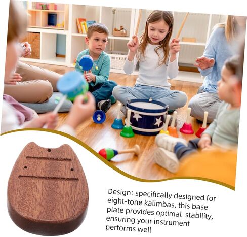 Solid Wood Piano Base Plate Kalimba Accessory Replacement Baseboard for Adults in Saudi Arabia