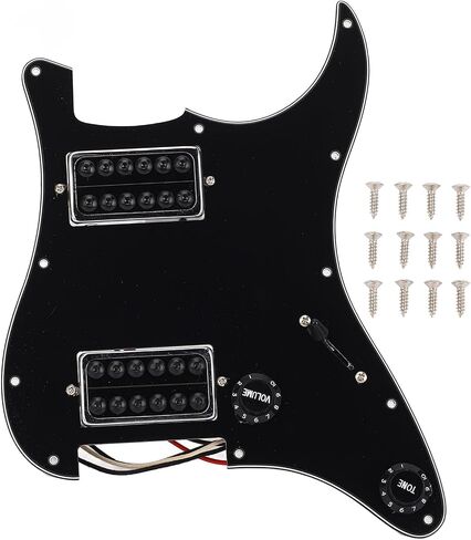 جيتار PVC Pickguard 11 فتحة HH نمط جيتار كهربائي Pickguard للقيثارات المكسيكية الأمريكية in Saudi Arabia