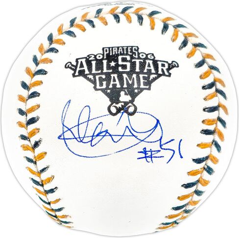 Ichiro سوزوكي موقعة رسميًا 2006 All Star Game Logo M.L.B Game Baseball Seattle "#51" IS Holo & Beckett BAS Witness QR Stock #238326 in Saudi Arabia