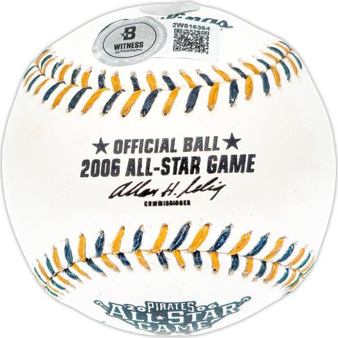 Ichiro سوزوكي موقعة رسميًا 2006 All Star Game Logo M.L.B Game Baseball Seattle "#51" IS Holo & Beckett BAS Witness QR Stock #238326 in Saudi Arabia