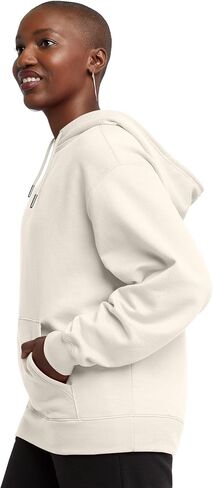 بلوفر بغطاء للرأس للسيدات من Hanes Originals، سويت شيرت بقلنسوة من الصوف متوسط ​​الوزن للنساء، متوفر بمقاس إضافي in Saudi Arabia