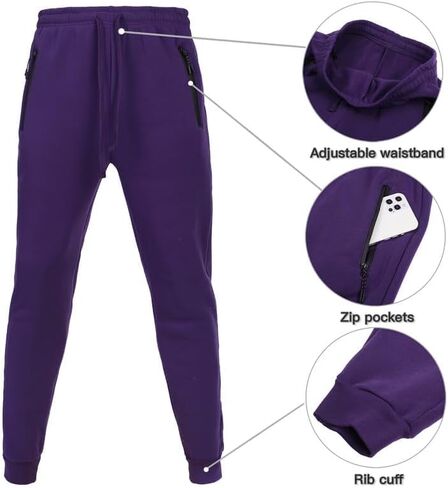 Men's Tracksuit 2 Piece Sweatsuit Set Long Sleeve Pullover Athletic Suit Casual Sport Jogging Suits With Pockets in Saudi Arabia