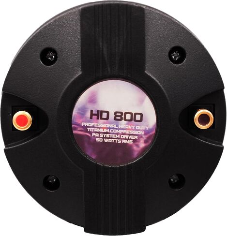 Mr. Dj USA HD 800 Professional Heavy Duty Titanium Compression Driver - 800 Watts PMPO, 50 Watts RMS in Saudi Arabia