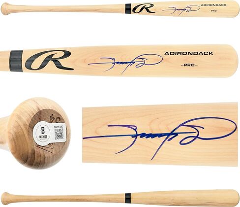 Sammy Sosa Autographed Blonde Rawlings Adirondack Pro Baseball Bat Chicago Beckett BAS Witness Stock #235462 in Saudi Arabia
