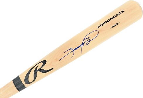 Sammy Sosa Autographed Blonde Rawlings Adirondack Pro Baseball Bat Chicago Beckett BAS Witness Stock #235462 in Saudi Arabia