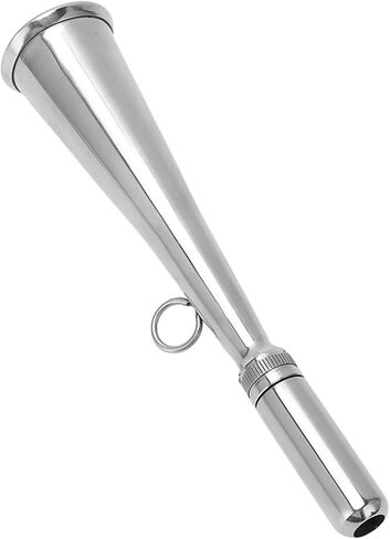 Boat Foghorn, Handheld Fog Horn, Stainless Steel Removable Mouthpiece Whistle, Compact Emergency Backup for Small Yachts, Boats in Saudi Arabia